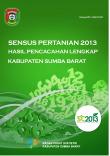 Sensus Pertanian 2013 Hasil Pencacahan Lengkap Kabupaten Sumba Barat