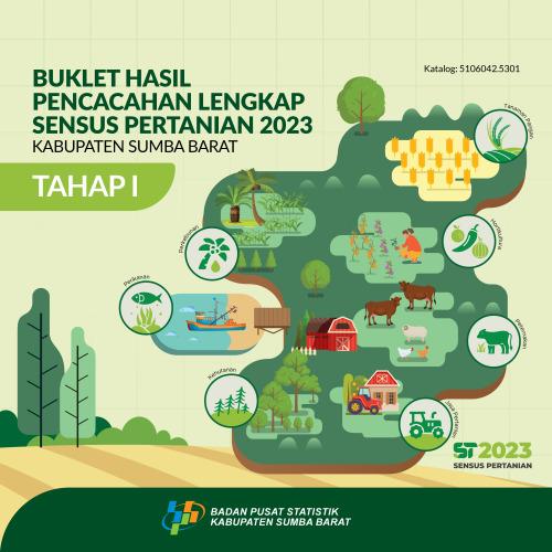 Booklet of Complete Enumeration Results for the 2023 Agricultural Census - Phase I, West Sumba Regency