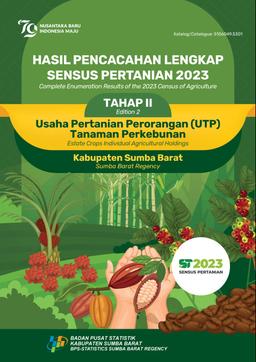 Hasil Pencacahan Lengkap Sensus Pertanian 2023 - Tahap II Usaha Pertanian Perorangan (UTP) Tanaman Perkebunan Kabupaten Sumba Barat